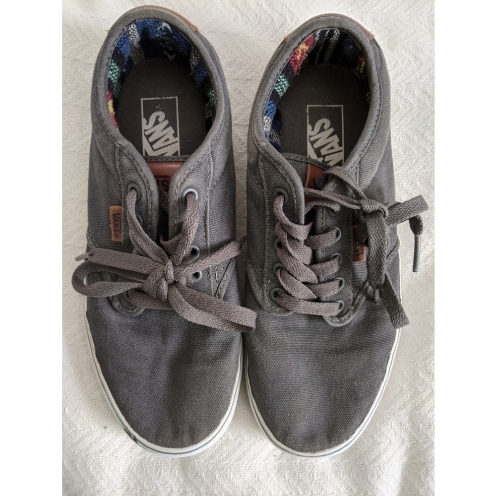Vans Atwood Deluxe Pewter Guatemala Canvas Shoes
